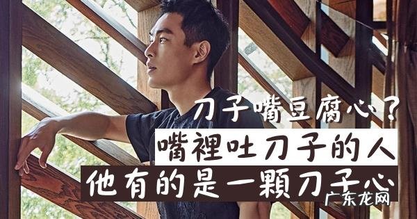 刀子嘴豆腐心经典语录,形容人刀子嘴豆腐心的诗句