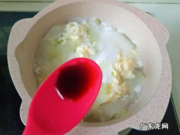 冬瓜蛋花汤做法图解,冬瓜能和鸡蛋一起做汤