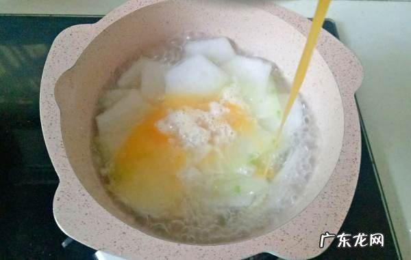 冬瓜蛋花汤做法图解,冬瓜能和鸡蛋一起做汤