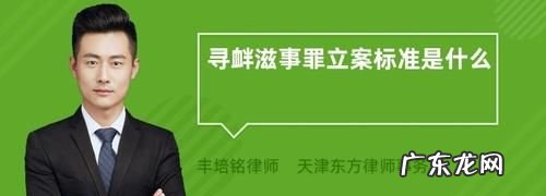 寻衅滋事追诉标准是什么,寻衅滋事立案标准及司法解释最新版