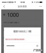 京东金条有额度为什么没法借款,京东金融怎么借不出来钱