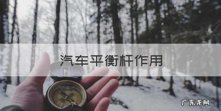 汽车平衡杆作用,汽车加装平衡杆的作用是什么