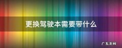 换驾驶证都需要带什么 更换驾驶本需要带什么