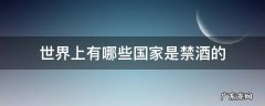 世界上有哪些国家是禁酒的 禁止喝酒的国家