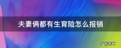 夫妻两都有生育险怎么报销 夫妻俩都有生育险怎么报销
