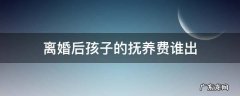 离婚之后孩子的抚养费 离婚后孩子的抚养费谁出