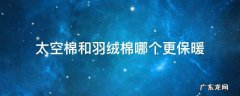 太空棉和羽绒棉哪个更保暖 太空棉好还是羽绒棉好