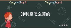 利息净值怎么算 净利息怎么算的