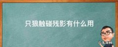 只狼触碰残影有什么用 只狼残影是干嘛用的