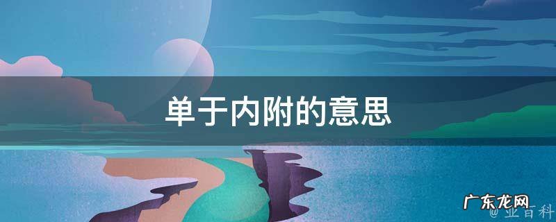 单于内附的意思 单于的解释意思