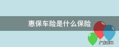 惠保车险是什么保险 惠车保是个什么东西