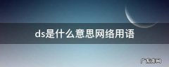msds是什么意思网络用语 ds是什么意思网络用语