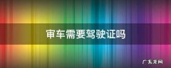 摩托车审车需要驾驶证吗 审车需要驾驶证吗