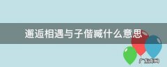 邂逅相遇,与子偕臧. 《诗经》 邂逅相遇与子偕臧什么意思
