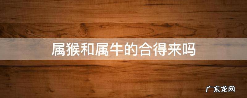 属猴和属牛的合得来吗? 属猴和属牛的合得来吗
