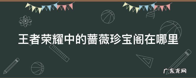 王者荣耀里面蔷薇珍宝阁在哪 王者荣耀中的蔷薇珍宝阁在哪里