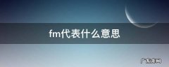图纸中fm代表什么意思 fm代表什么意思