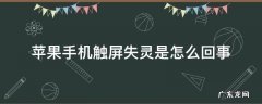 苹果手机触屏失灵了是什么原因 苹果手机触屏失灵是怎么回事