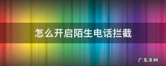 怎么开启陌生电话拦截vivo 怎么开启陌生电话拦截