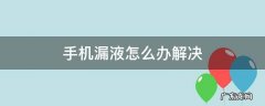 手机漏液怎么办解决 苹果手机漏液怎么办解决