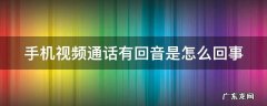 手机视频通话有回音是怎么回事