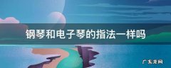 电子琴跟钢琴弹法一样吗 钢琴和电子琴的指法一样吗