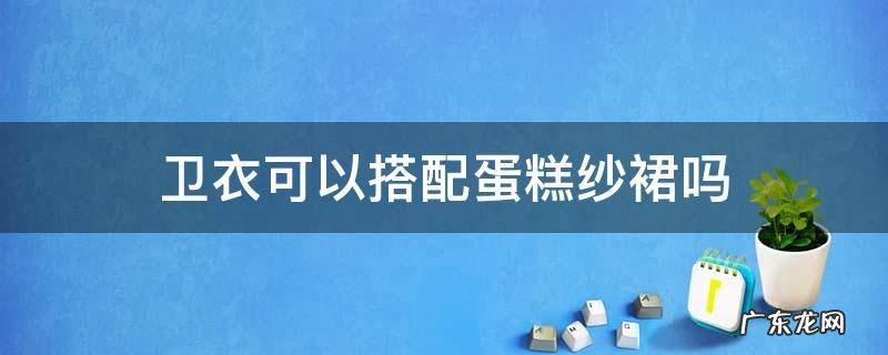 卫衣可以搭配蛋糕纱裙吗 卫衣搭配蛋糕裙好看吗,图片