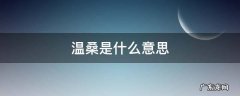 温桑是什么意思 温之桑什么意思