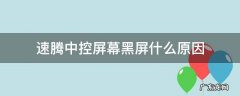速腾显示屏黑屏 速腾中控屏幕黑屏什么原因