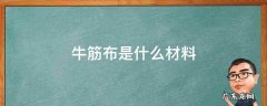 牛筋布是什么材料 牛津布料图片
