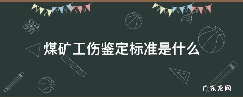 煤矿工伤鉴定标准是什么 煤矿伤残等级鉴定标准