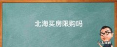 广西北海买房限购吗 北海买房限购吗