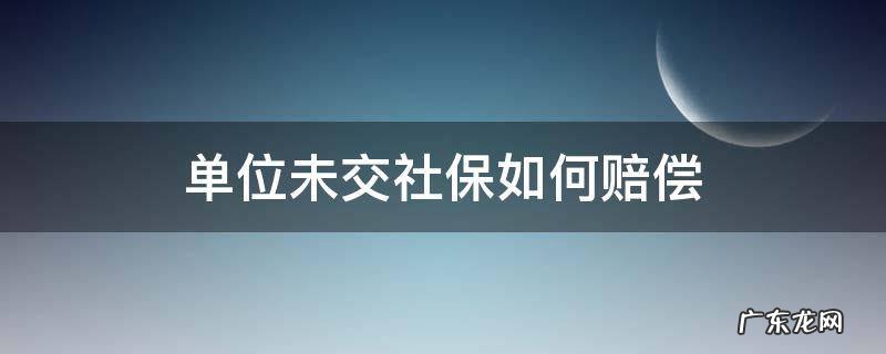 单位未交社保如何赔偿失业保险赔偿多少 单位未交社保如何赔偿