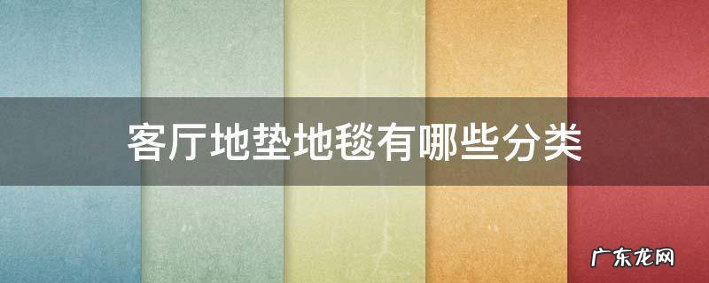 客厅地毯什么样的好 客厅地垫地毯有哪些分类