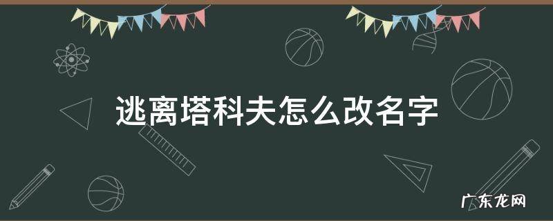 逃离塔科夫怎么改名字 逃离塔科夫怎么看自己名字