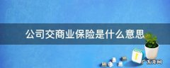 公司交商业保险是什么意思 公司交的保险是商业保险吗