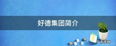 好德集团简介资料图片 好德集团简介