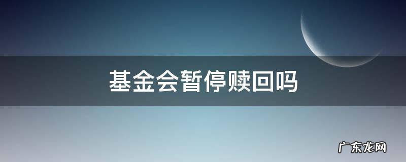 基金会暂停赎回吗 基金为何会暂停赎回