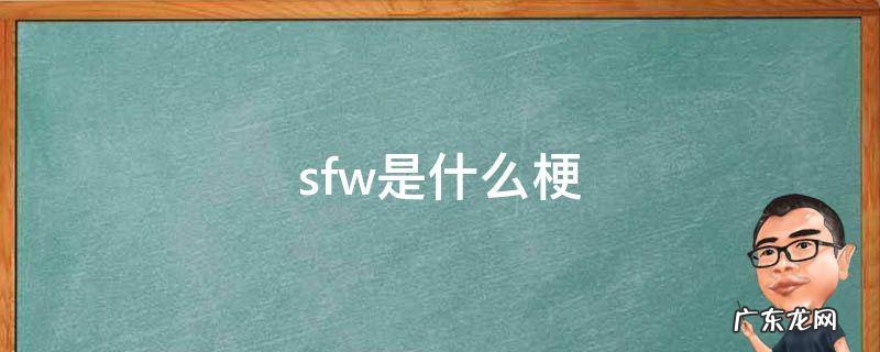 SF是什么梗 sfw是什么梗