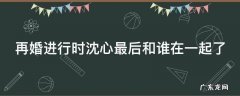 再婚进行时沈心最后和谁在一起了 再婚进行时沈心最后怎么了