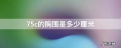 75c的胸围是多少厘米 3475c的胸围是多少厘米