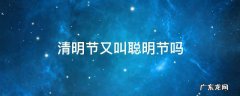 清明节又叫聪明节吗 清明节为何叫清明节
