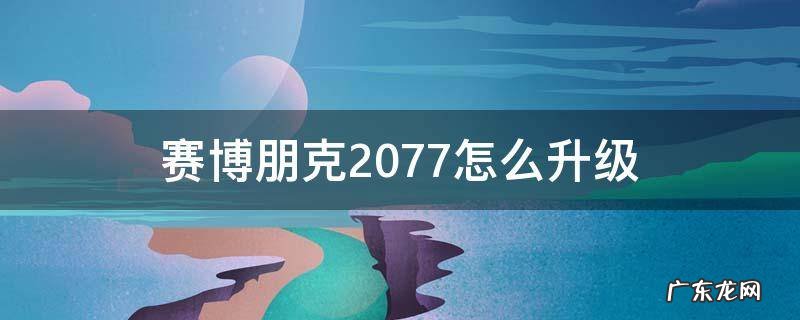 赛博朋克2077怎么升级技术能力 赛博朋克2077怎么升级