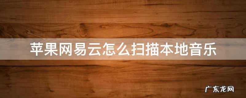 苹果网易云怎么扫描本地音乐 苹果系统网易云怎么扫描本地音乐