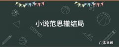 庆余年小说范思辙结局 小说范思辙结局