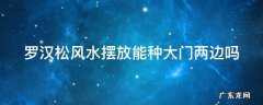 罗汉松种在大门口到底好不好 罗汉松风水摆放能种大门两边吗