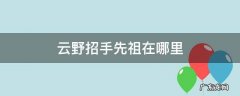 云野先祖怎么找 云野招手先祖在哪里