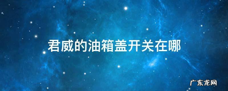 君威的油箱盖开关在哪 君威油箱盖按钮在哪