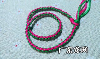 五彩线最简单的编法教学 五彩线最简单的编法