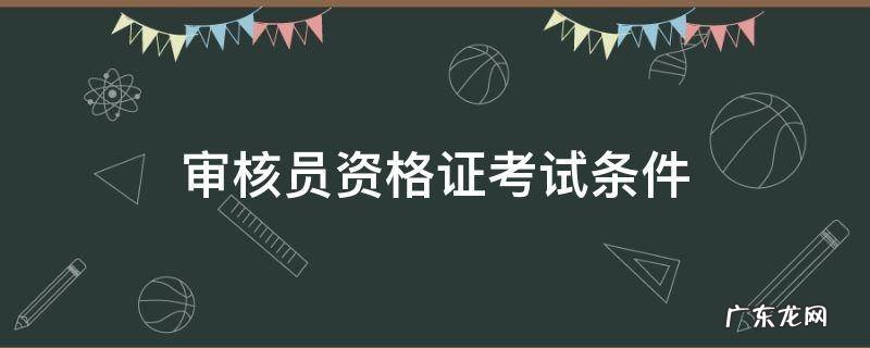 审核员资格证怎么考 审核员资格证考试条件